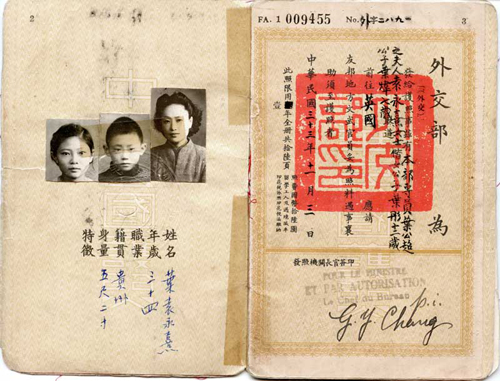 Our Chinese Passport